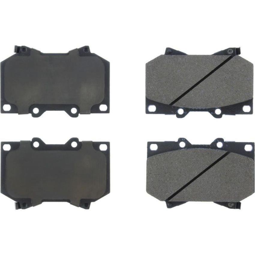 CENTRIC PARTS 104.08120 Posi Quiet Semi-Metallic Brake Pads with Hardware