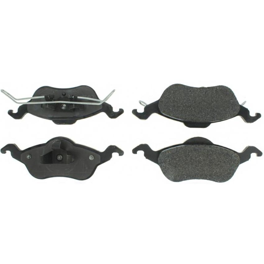 CENTRIC PARTS 104.08160 Posi Quiet Semi-Metallic Brake Pads with Hardware