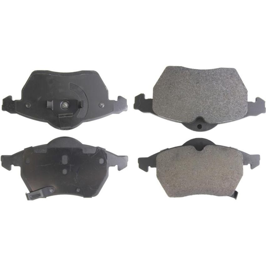 CENTRIC PARTS 104.08190 Posi Quiet Semi-Metallic Brake Pads with Hardware