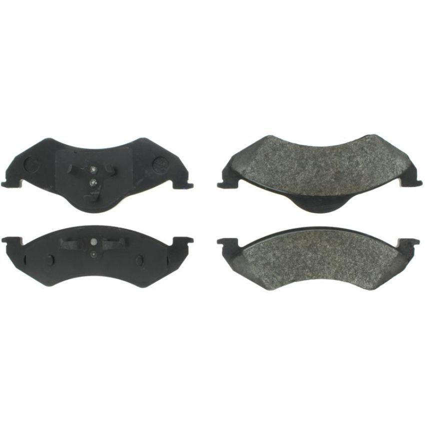 CENTRIC PARTS 104.08200 Posi Quiet Semi-Metallic Brake Pads with Hardware