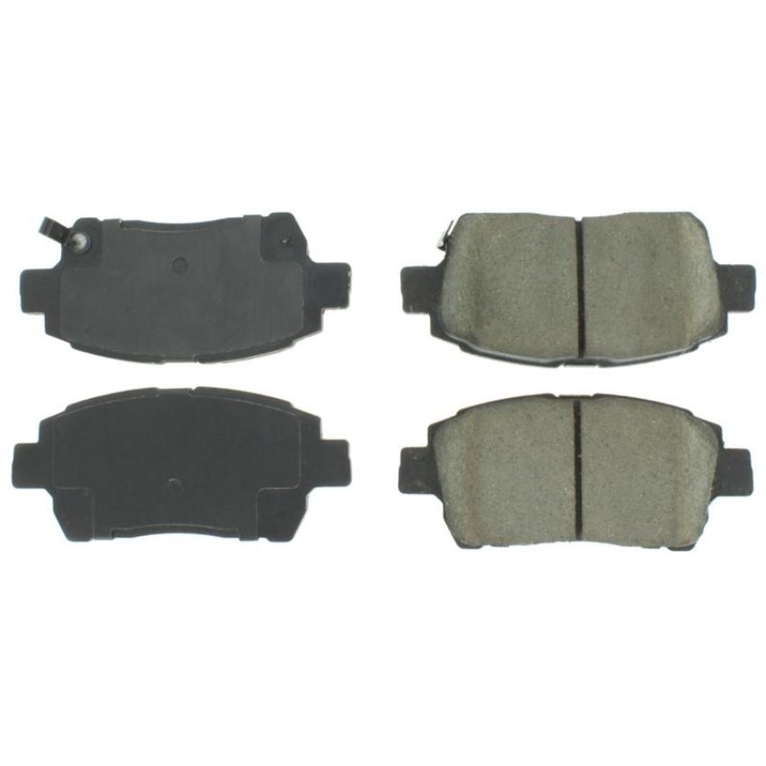 CENTRIC PARTS 104.08220 Posi Quiet Semi-Metallic Brake Pads with Hardware