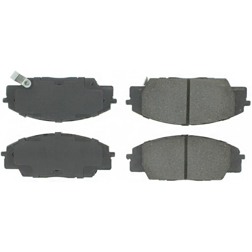 CENTRIC PARTS 104.08290 Posi Quiet Semi-Metallic Brake Pads with Hardware