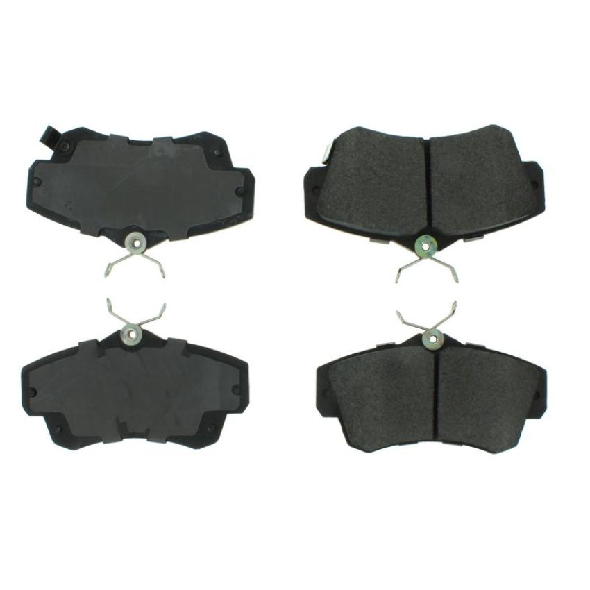 CENTRIC PARTS 104.08411 Posi Quiet Semi-Metallic Brake Pads with Hardware