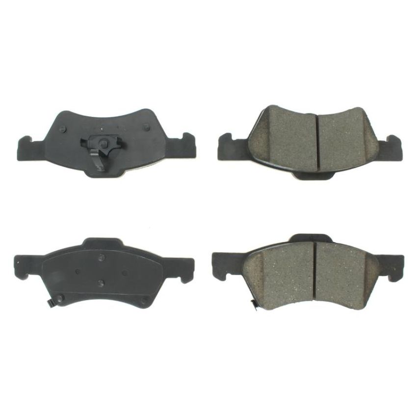 CENTRIC PARTS 104.08570 Posi Quiet Semi-Metallic Brake Pads with Hardware