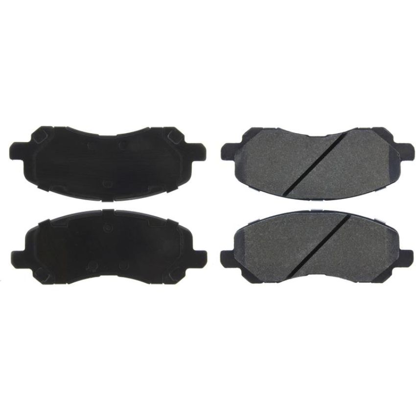 CENTRIC PARTS 104.08660 Posi Quiet Semi-Metallic Brake Pads with Hardware