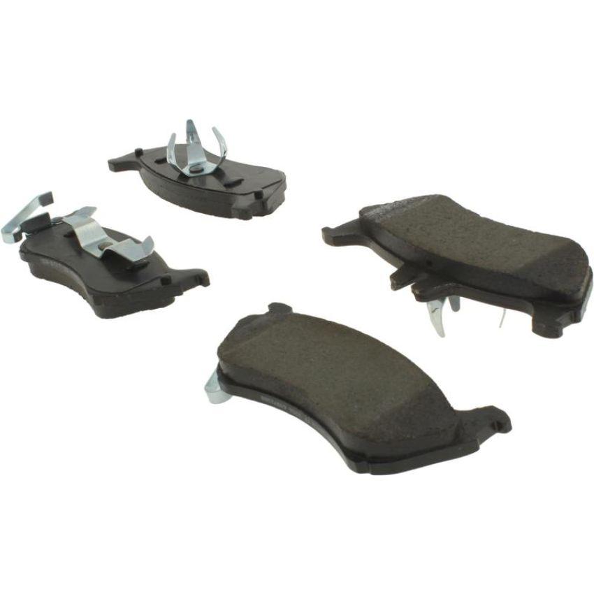 CENTRIC PARTS 104.08750 Posi Quiet Semi-Metallic Brake Pads with Hardware