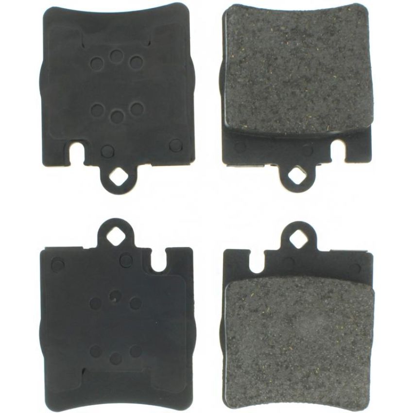CENTRIC PARTS 104.08760 Posi Quiet Semi-Metallic Brake Pads with Hardware