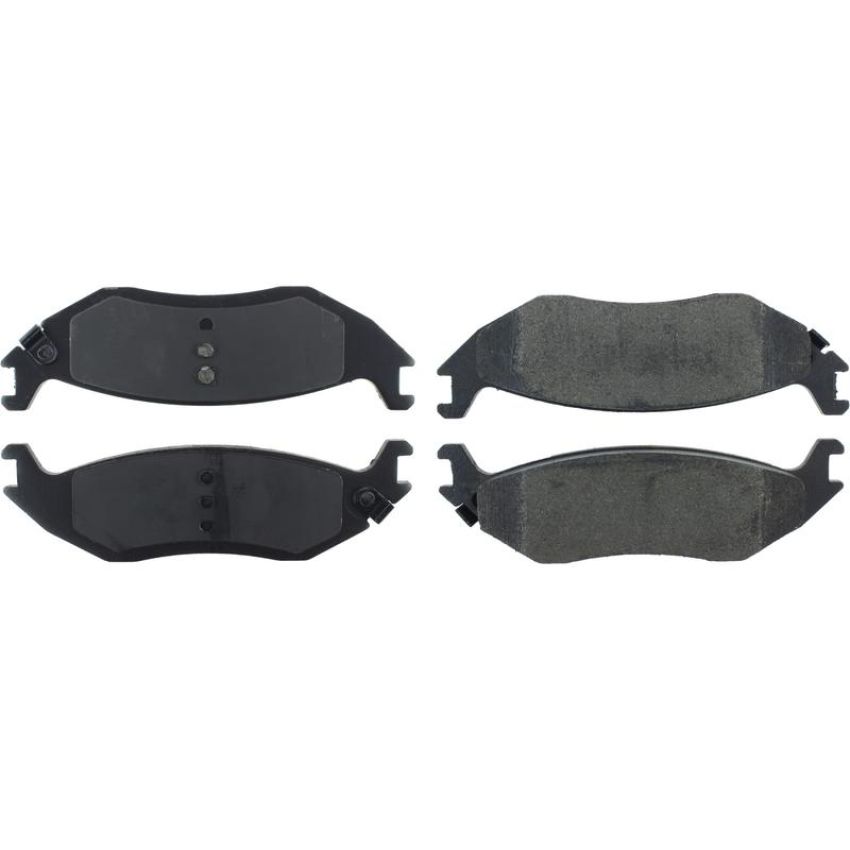 CENTRIC PARTS 104.08980 Posi Quiet Semi-Metallic Brake Pads with Hardware
