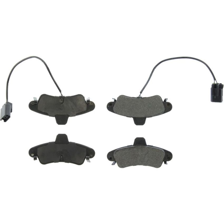 CENTRIC PARTS 104.08990 Posi Quiet Semi-Metallic Brake Pads with Hardware