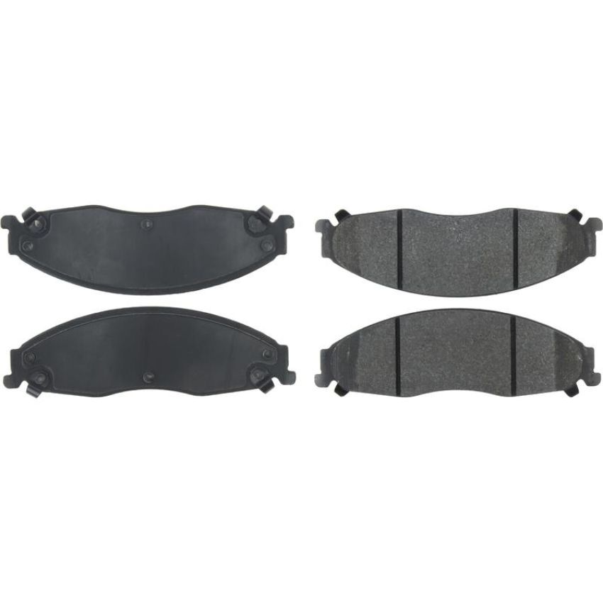 CENTRIC PARTS 104.09210 Posi Quiet Semi-Metallic Brake Pads with Hardware