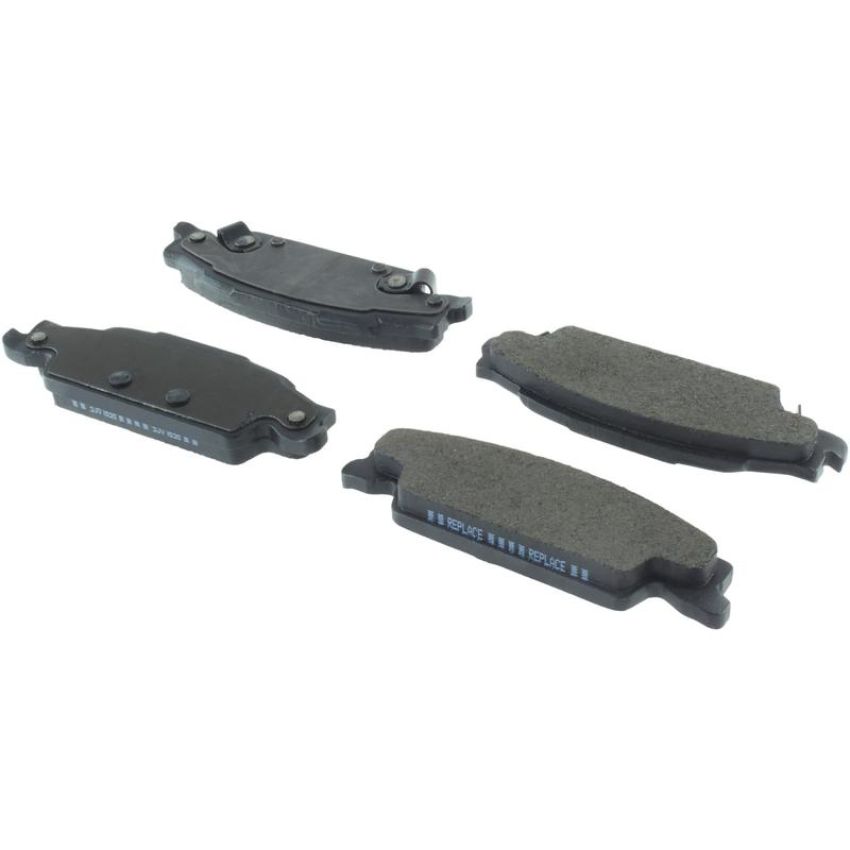 CENTRIC PARTS 104.09220 Posi Quiet Semi-Metallic Brake Pads with Hardware