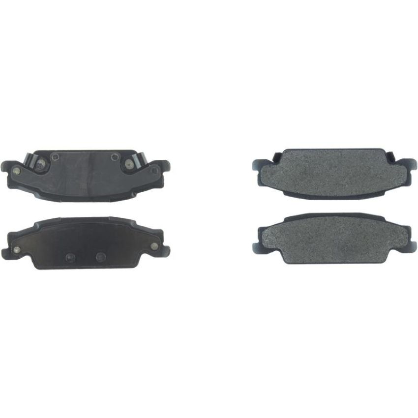 CENTRIC PARTS 104.09220 Posi Quiet Semi-Metallic Brake Pads with Hardware