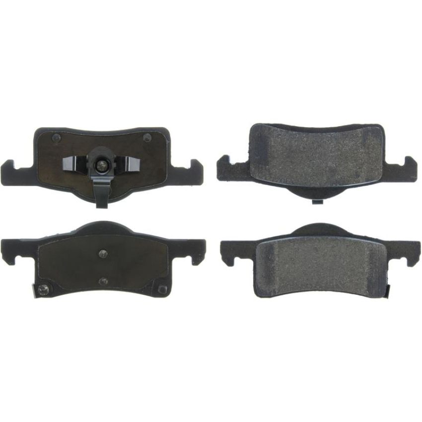 CENTRIC PARTS 104.09350 Posi Quiet Semi-Metallic Brake Pads with Hardware