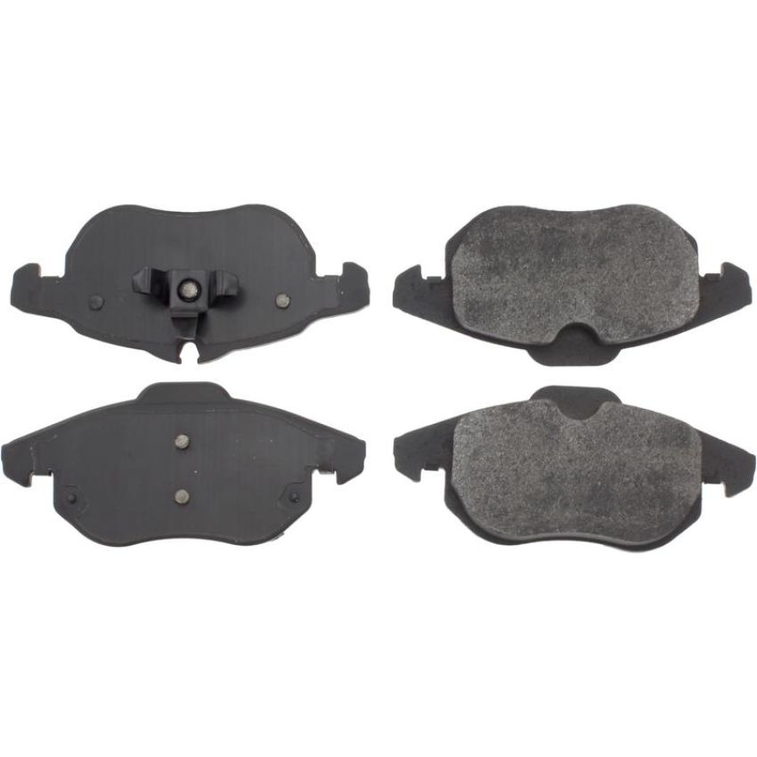 CENTRIC PARTS 104.09721 Posi Quiet Semi-Metallic Brake Pads with Hardware