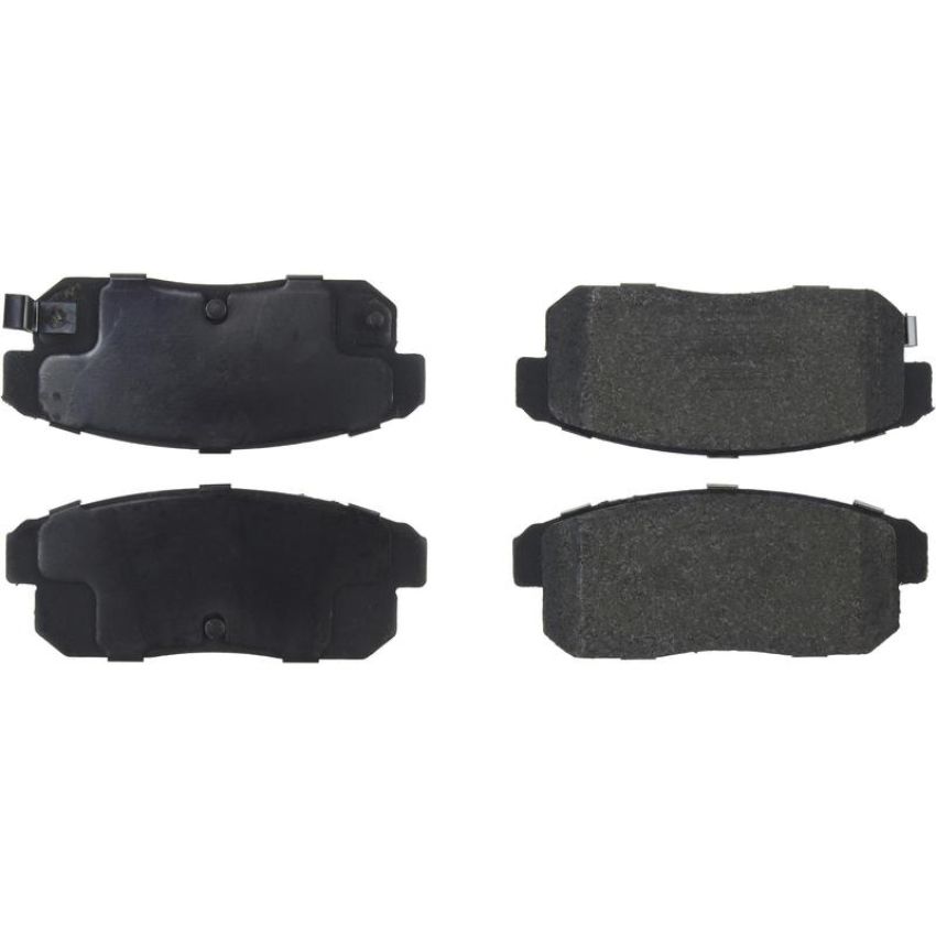CENTRIC PARTS 104.10080 Posi Quiet Semi-Metallic Brake Pads with Hardware