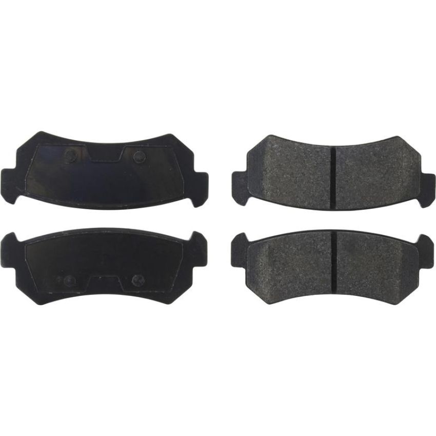 CENTRIC PARTS 104.10360 Posi Quiet Semi-Metallic Brake Pads with Hardware