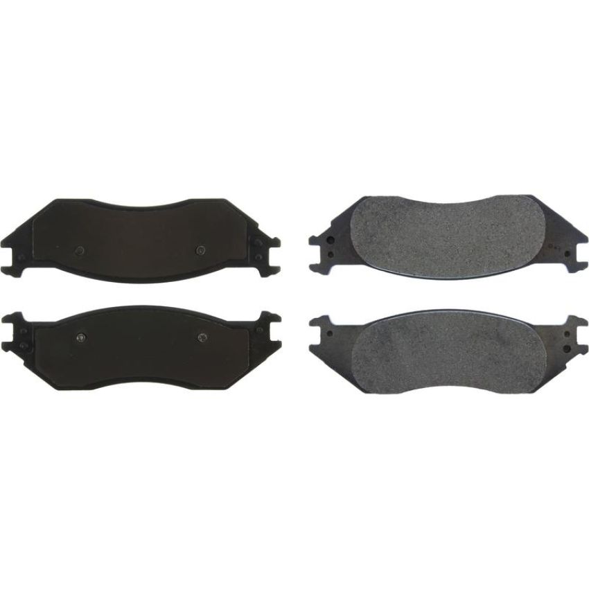 CENTRIC PARTS 104.10450 Posi Quiet Semi-Metallic Brake Pads with Hardware