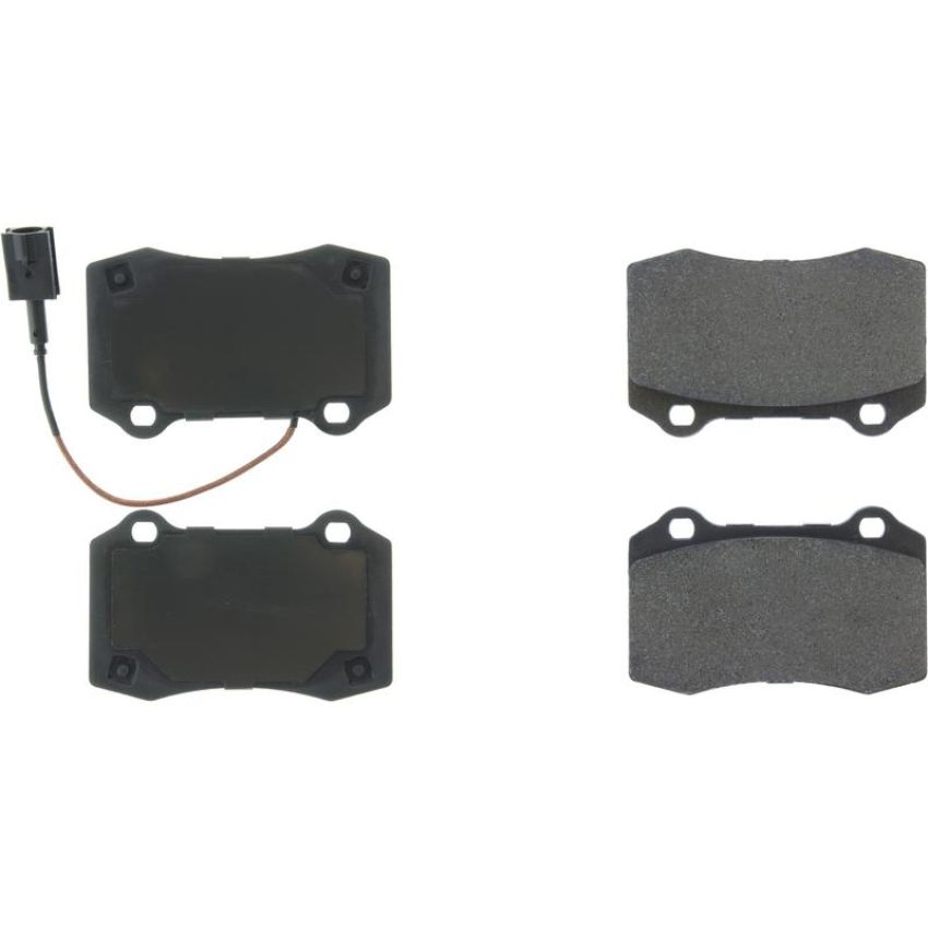 CENTRIC PARTS 104.10532 Posi Quiet Semi-Metallic Brake Pads