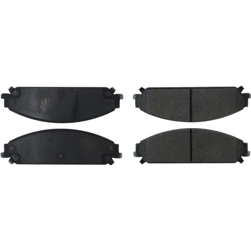 CENTRIC PARTS 104.10580 Posi Quiet Semi-Metallic Brake Pads with Hardware