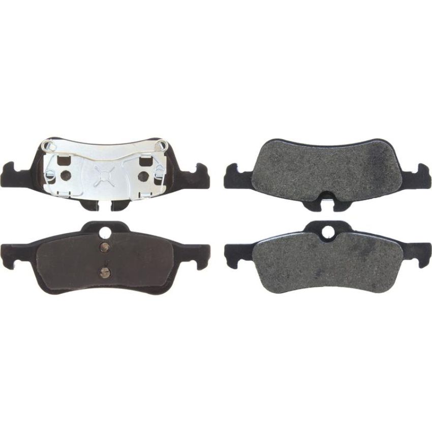 CENTRIC PARTS 104.10600 Posi Quiet Semi-Metallic Brake Pads with Hardware