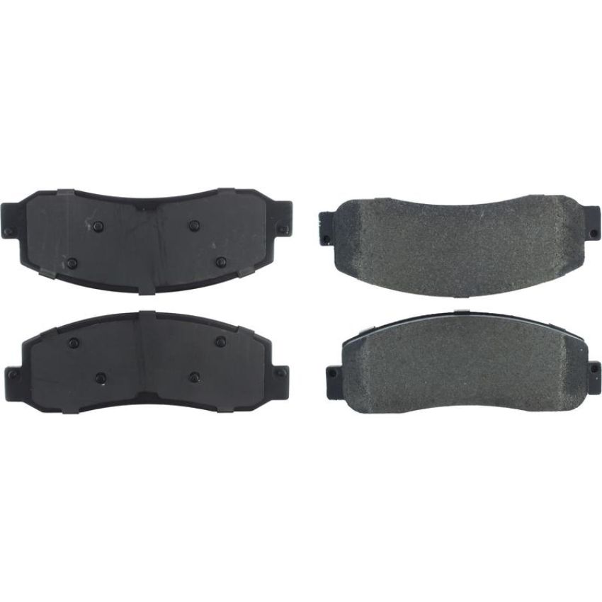 CENTRIC PARTS 104.10690 Posi Quiet Semi-Metallic Brake Pads with Hardware