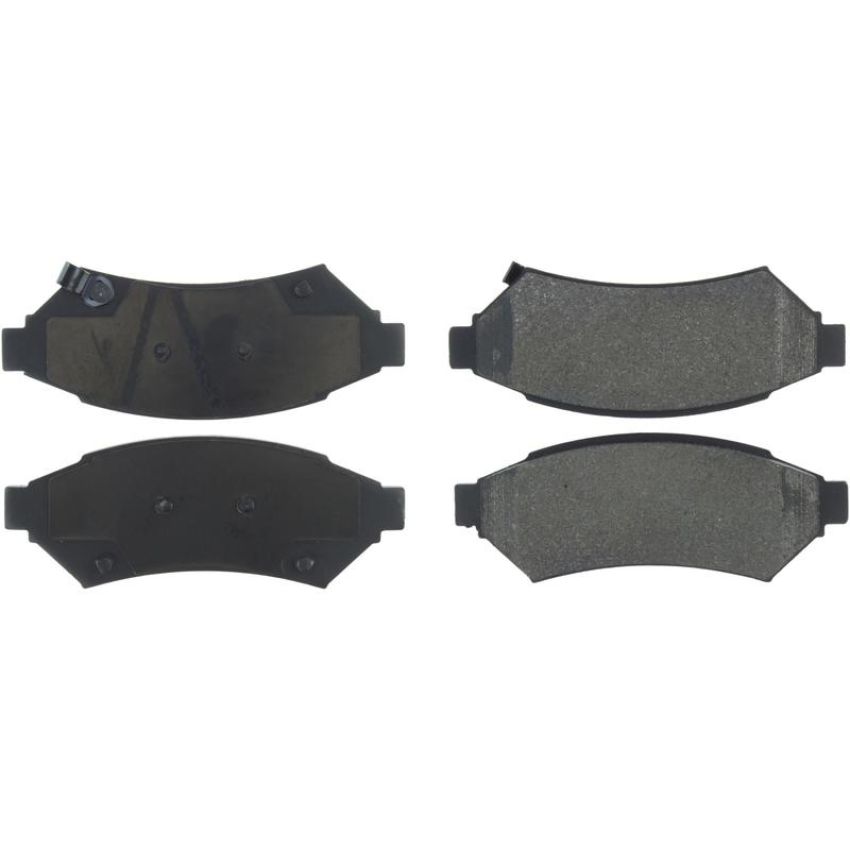 CENTRIC PARTS 104.10750 Posi Quiet Semi-Metallic Brake Pads with Hardware