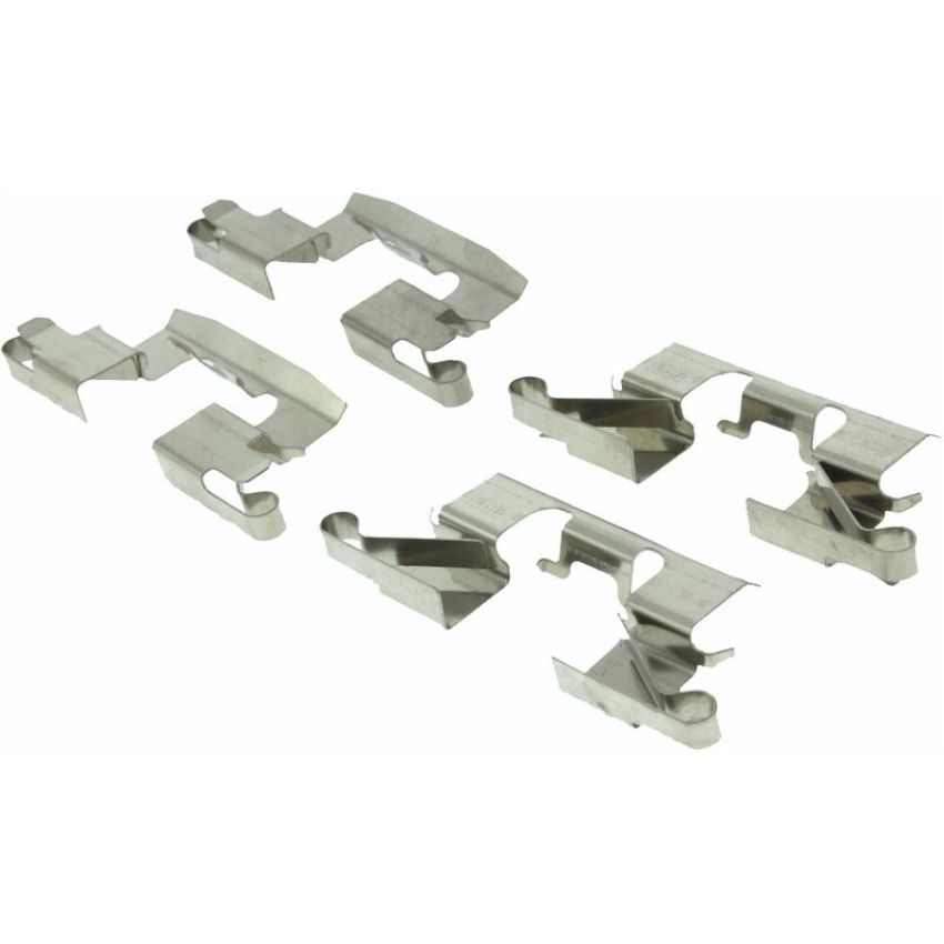 CENTRIC PARTS 104.11010 Posi Quiet Semi-Metallic Brake Pads with Hardware