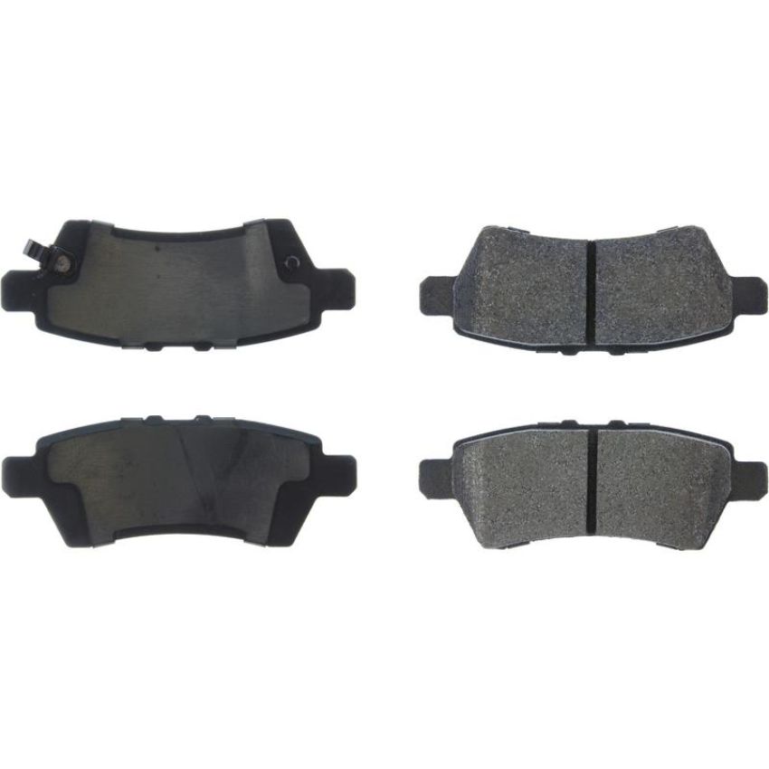 CENTRIC PARTS 104.11010 Posi Quiet Semi-Metallic Brake Pads with Hardware