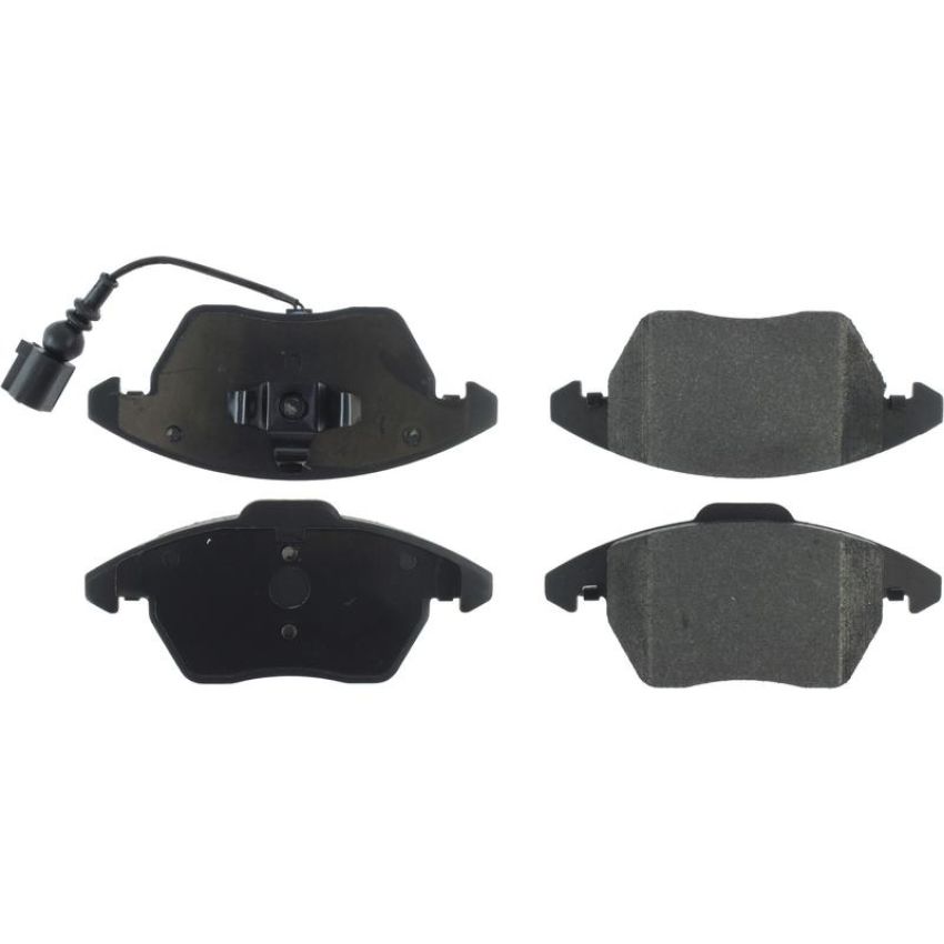 CENTRIC PARTS 104.11070 Posi Quiet Semi-Metallic Brake Pads with Hardware