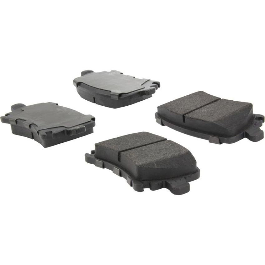 CENTRIC PARTS 104.11081 Posi Quiet Semi-Metallic Brake Pads with Hardware