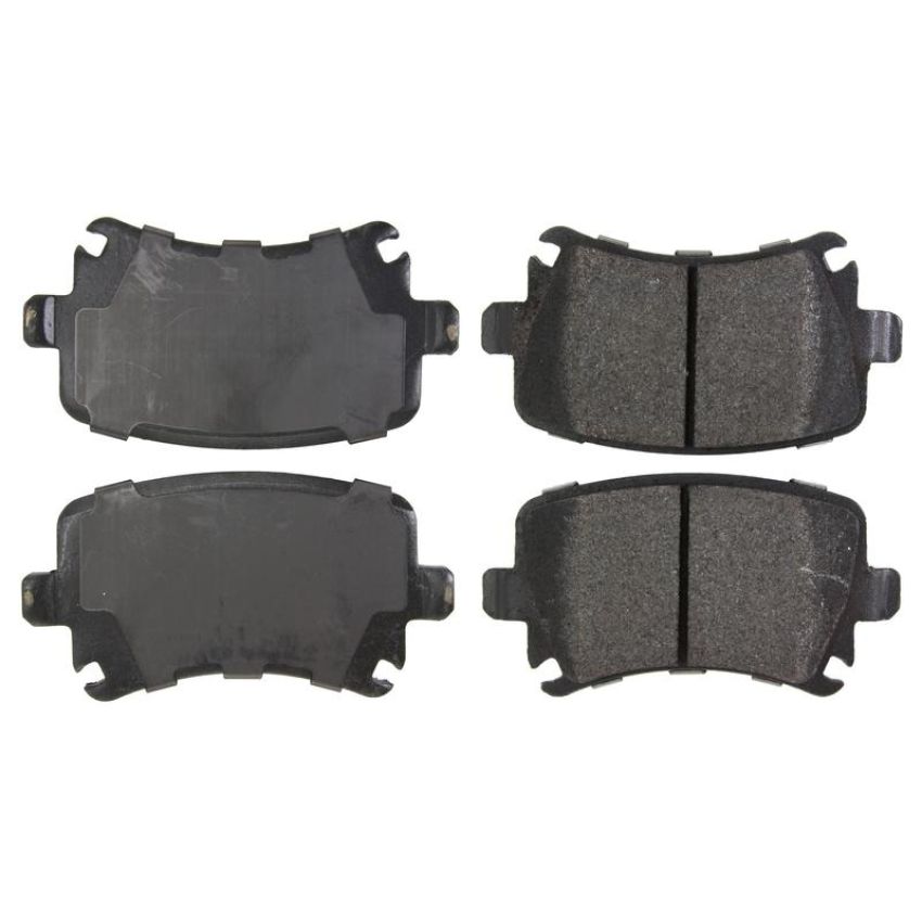 CENTRIC PARTS 104.11081 Posi Quiet Semi-Metallic Brake Pads with Hardware