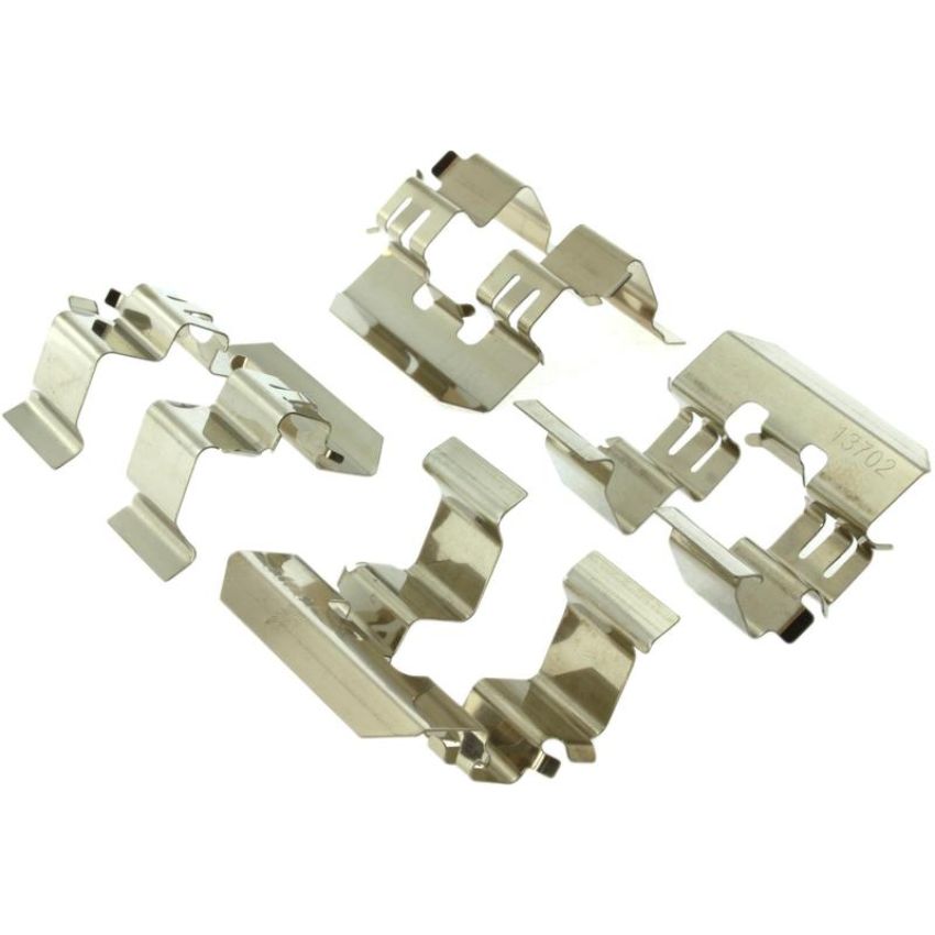 CENTRIC PARTS 104.11140 Posi Quiet Semi-Metallic Brake Pads with Hardware