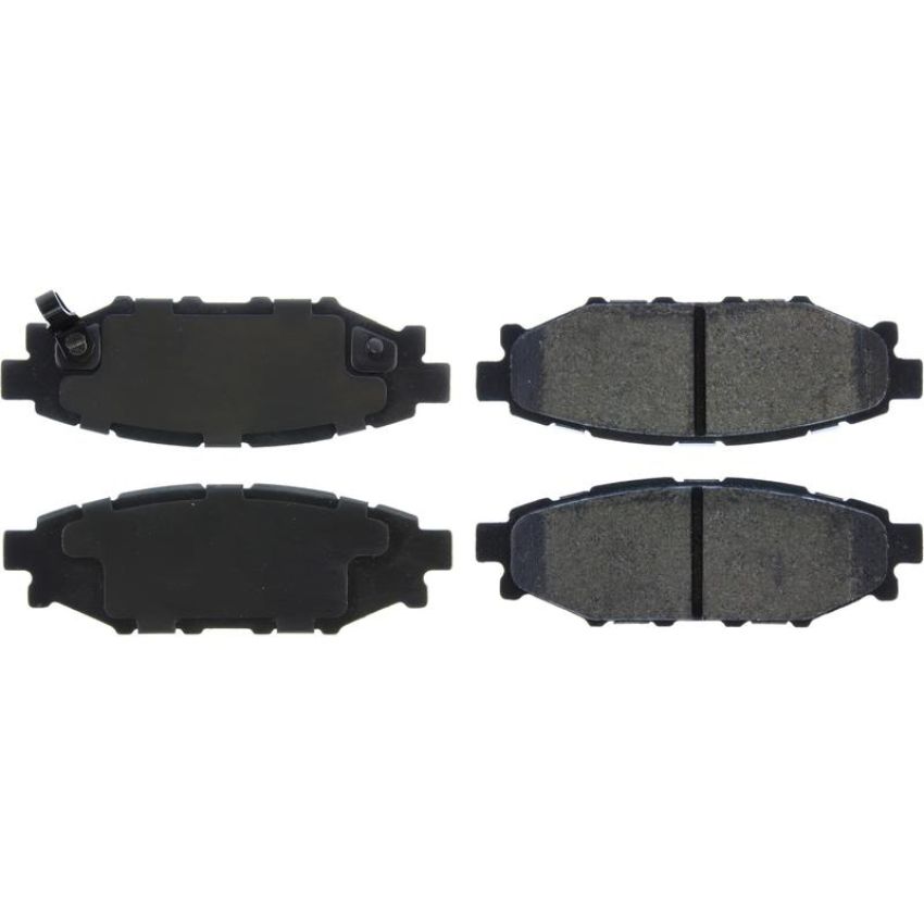 CENTRIC PARTS 104.11140 Posi Quiet Semi-Metallic Brake Pads with Hardware