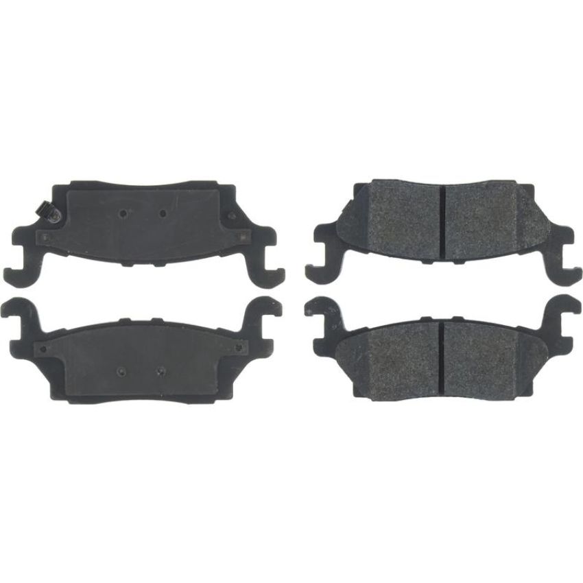 CENTRIC PARTS 104.11200 Posi Quiet Semi-Metallic Brake Pads with Hardware
