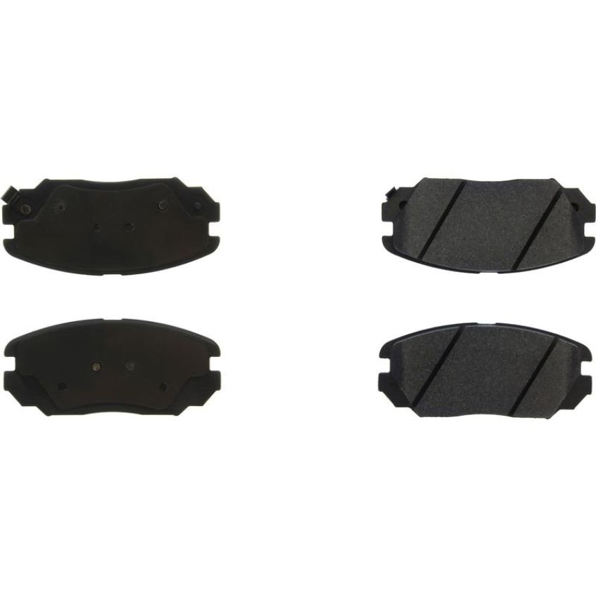 CENTRIC PARTS 104.11250 Posi Quiet Semi-Metallic Brake Pads with Hardware
