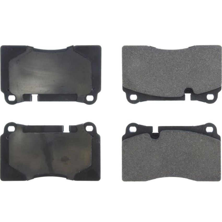 CENTRIC PARTS 104.11650 Posi Quiet Semi-Metallic Brake Pads with Hardware