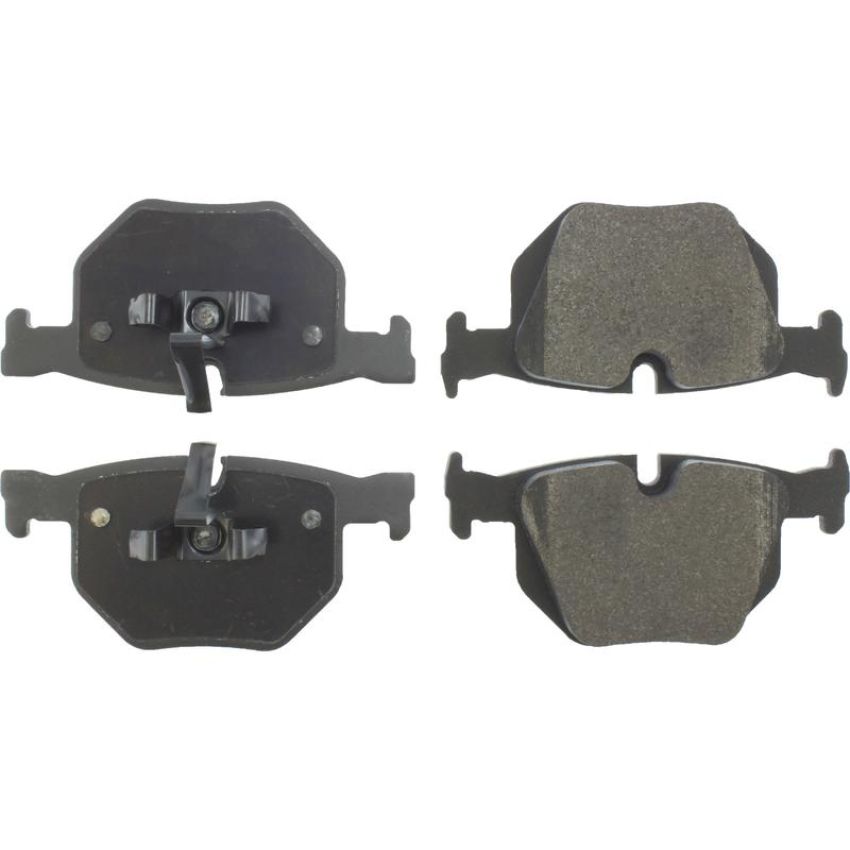CENTRIC PARTS 104.11700 Posi Quiet Semi-Metallic Brake Pads with Hardware