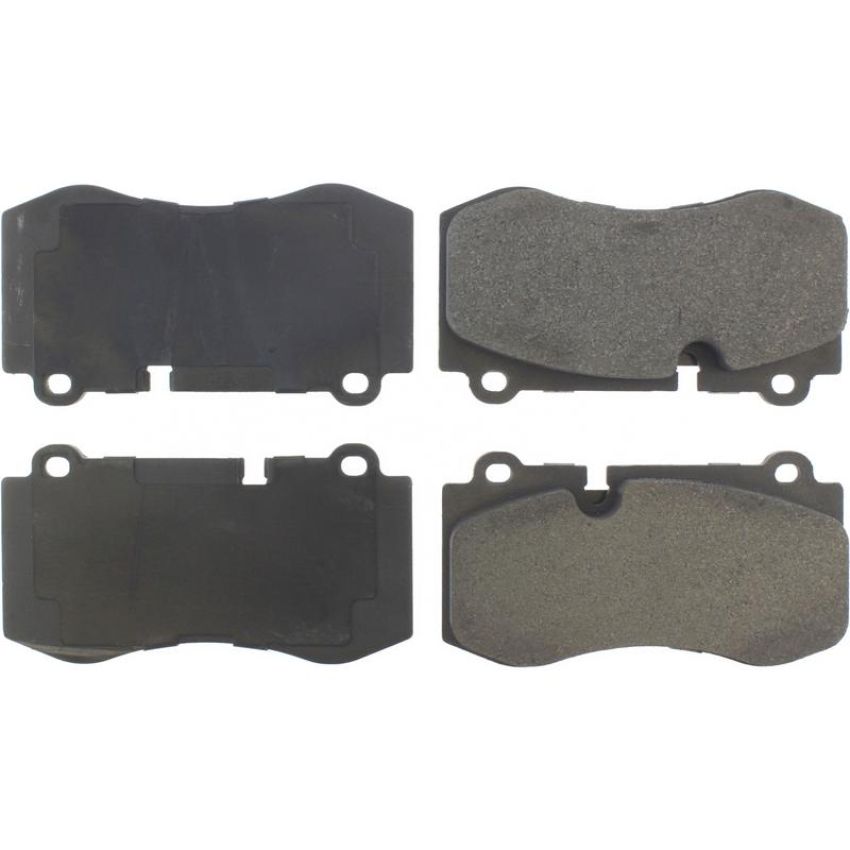 CENTRIC PARTS 104.12230 Posi Quiet Semi-Metallic Brake Pads with Hardware