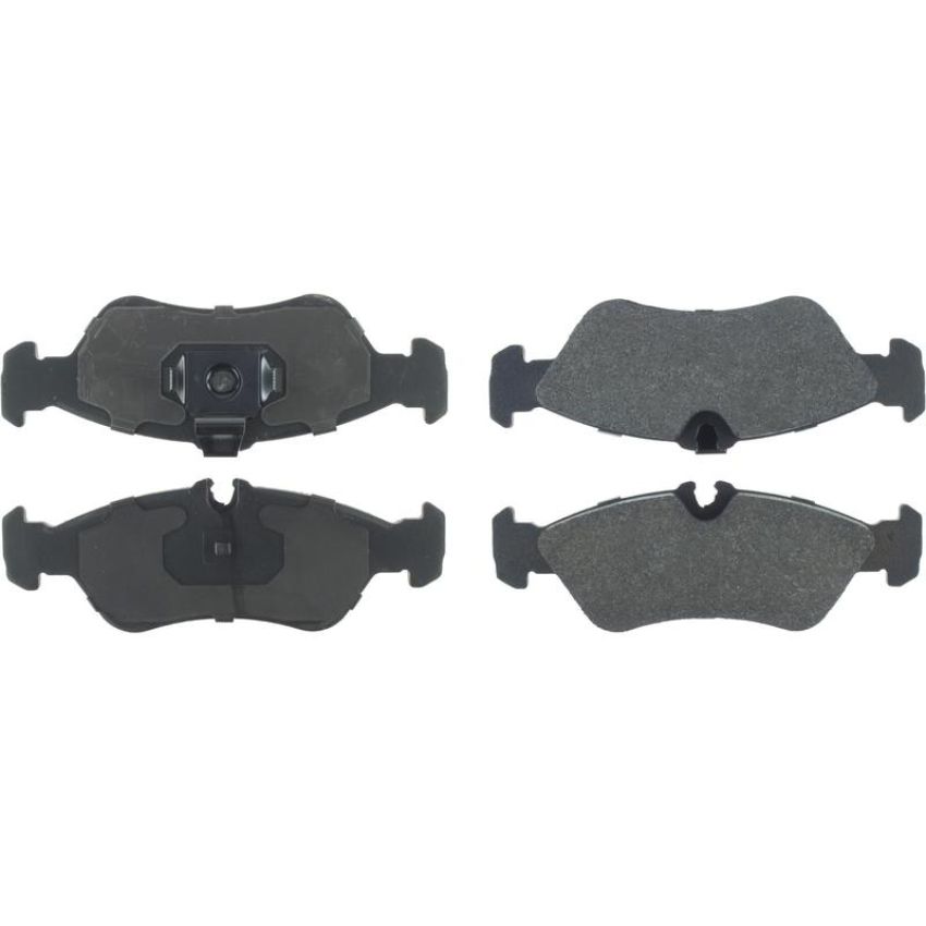 CENTRIC PARTS 104.12290 Posi Quiet Semi-Metallic Brake Pads with Hardware