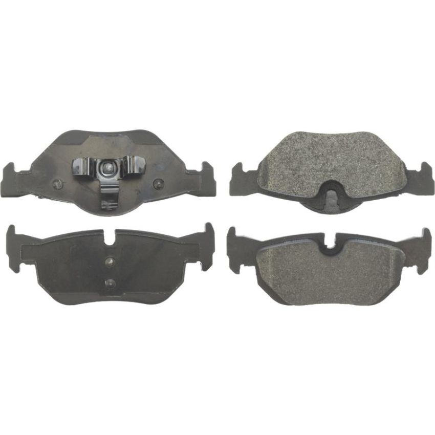 CENTRIC PARTS 104.12670 Posi Quiet Semi-Metallic Brake Pads with Hardware
