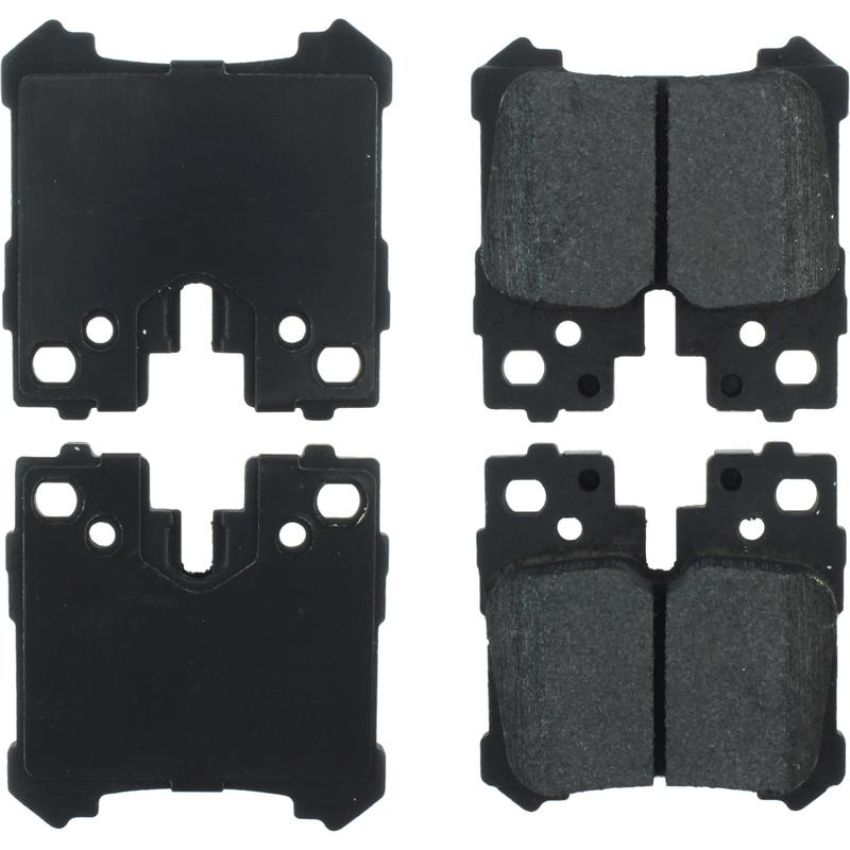 CENTRIC PARTS 104.12830 Posi Quiet Semi-Metallic Brake Pads with Hardware