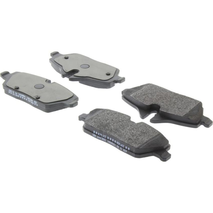 CENTRIC PARTS 104.13081 Posi Quiet Semi-Metallic Brake Pads with Hardware