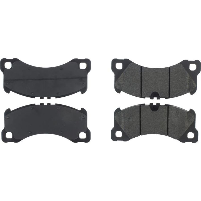 CENTRIC PARTS 104.13490 Posi Quiet Semi-Metallic Brake Pads with Hardware