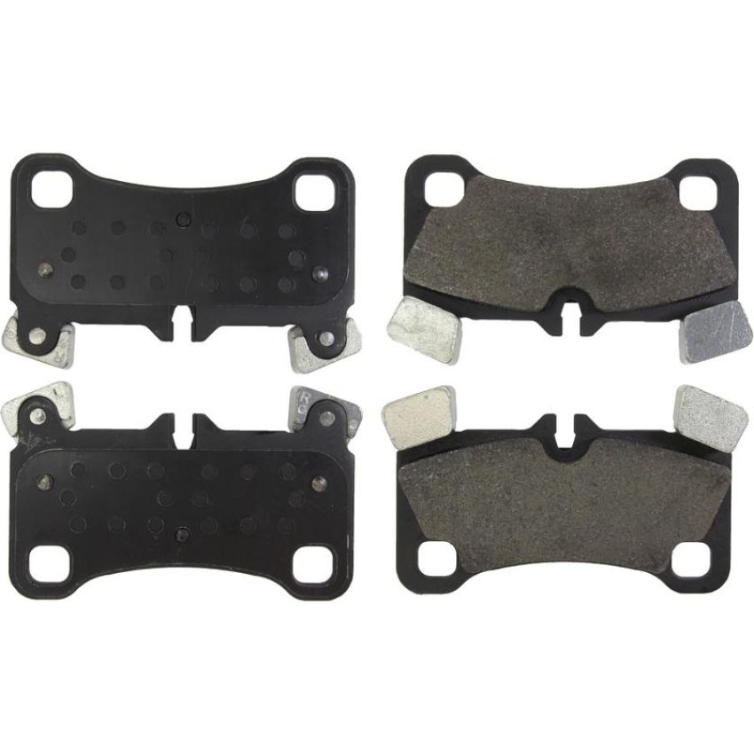 CENTRIC PARTS 104.13500 Posi Quiet Semi-Metallic Brake Pads with Hardware