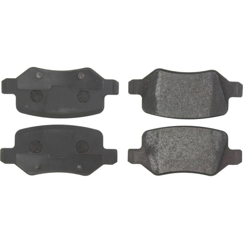 CENTRIC PARTS 104.13580 Posi Quiet Semi-Metallic Brake Pads with Hardware