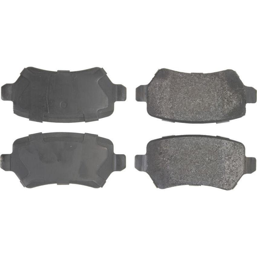 CENTRIC PARTS 104.13620 Posi Quiet Semi-Metallic Brake Pads with Hardware