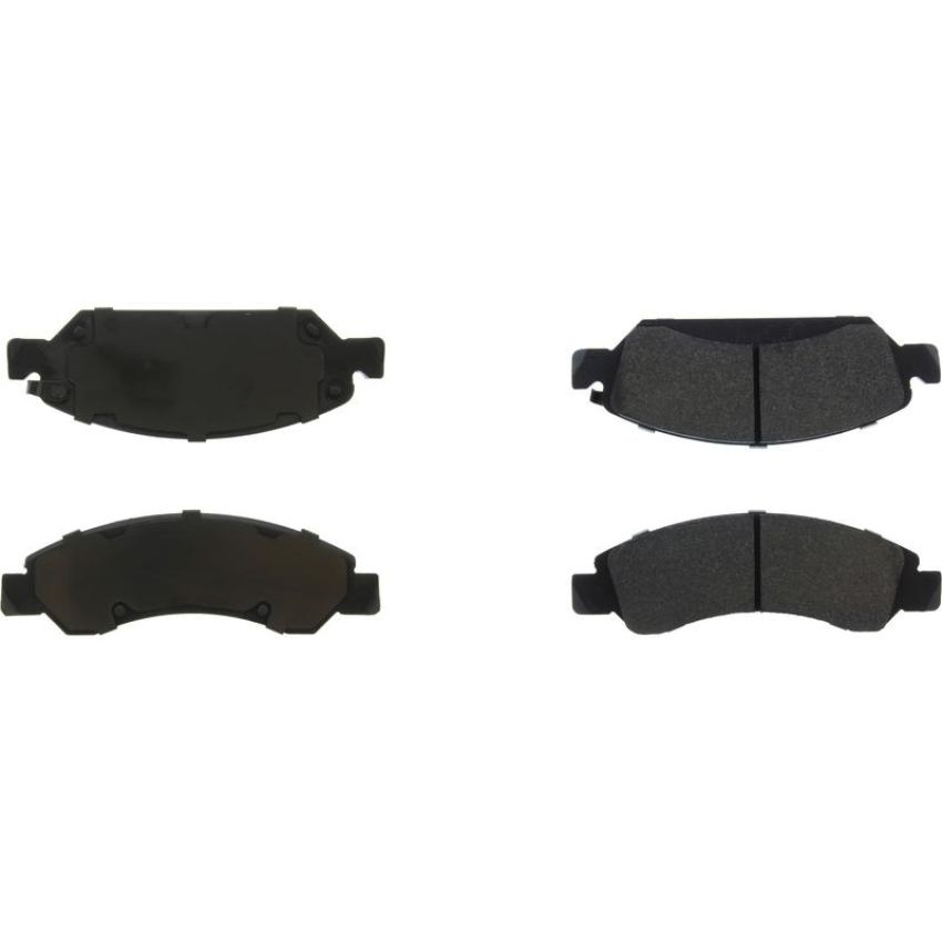 CENTRIC PARTS 104.13630 Posi Quiet Semi-Metallic Brake Pads with Hardware