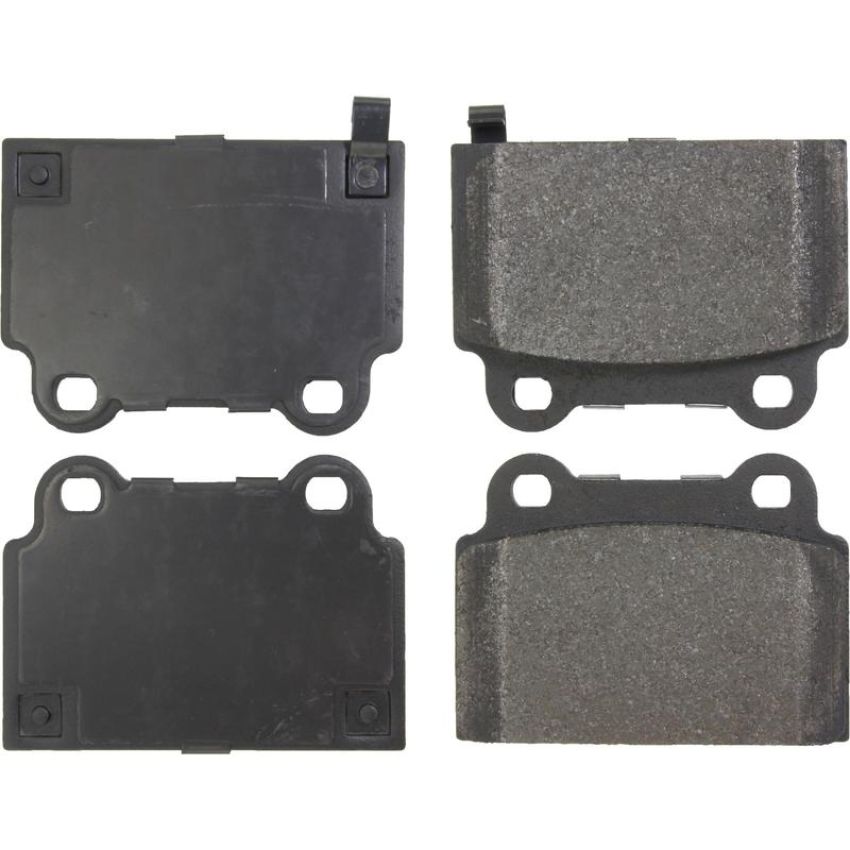 CENTRIC PARTS 104.13680 Posi Quiet Semi-Metallic Brake Pads with Hardware