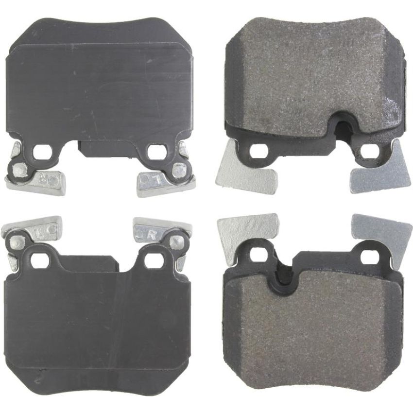 CENTRIC PARTS 104.13720 Posi Quiet Semi-Metallic Brake Pads with Hardware
