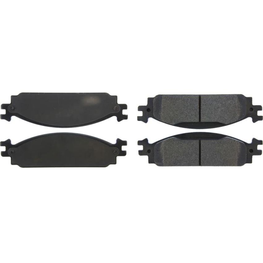 CENTRIC PARTS 104.13760 Posi Quiet Semi-Metallic Brake Pads with Hardware
